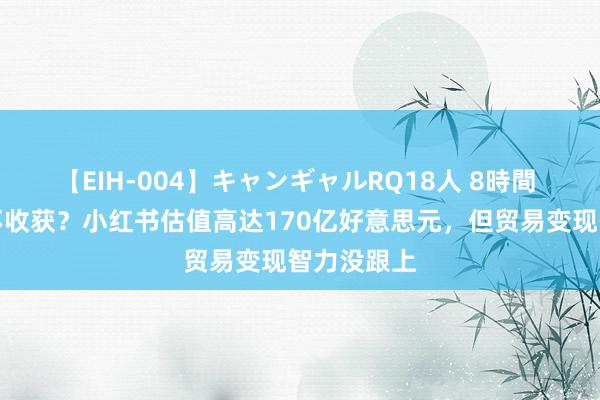 【EIH-004】キャンギャルRQ18人 8時間 光赚流量不收获？小红书估值高达170亿好意思元，但贸易变现智力没跟上