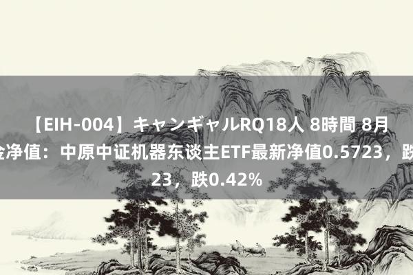 【EIH-004】キャンギャルRQ18人 8時間 8月8日基金净值：中原中证机器东谈主ETF最新净值0.5723，跌0.42%