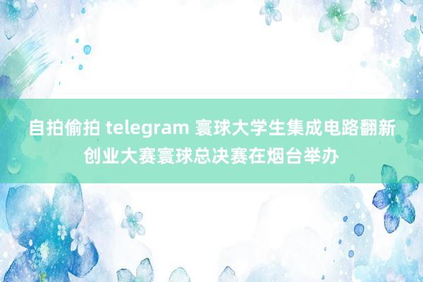 自拍偷拍 telegram 寰球大学生集成电路翻新创业大赛寰球总决赛在烟台举办