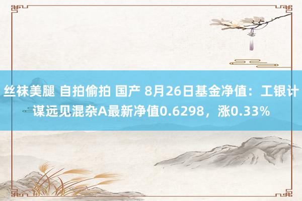 丝袜美腿 自拍偷拍 国产 8月26日基金净值：工银计谋远见混杂A最新净值0.6298，涨0.33%