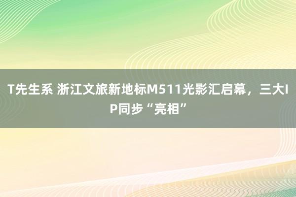 T先生系 浙江文旅新地标M511光影汇启幕，三大IP同步“亮相”